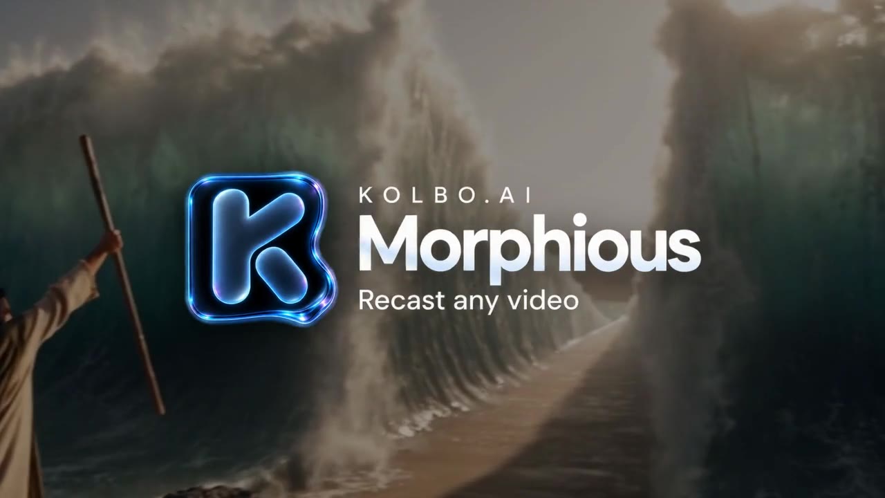 Kolbo Morphious launch artwork introducing video transformation on Kolbo.AI