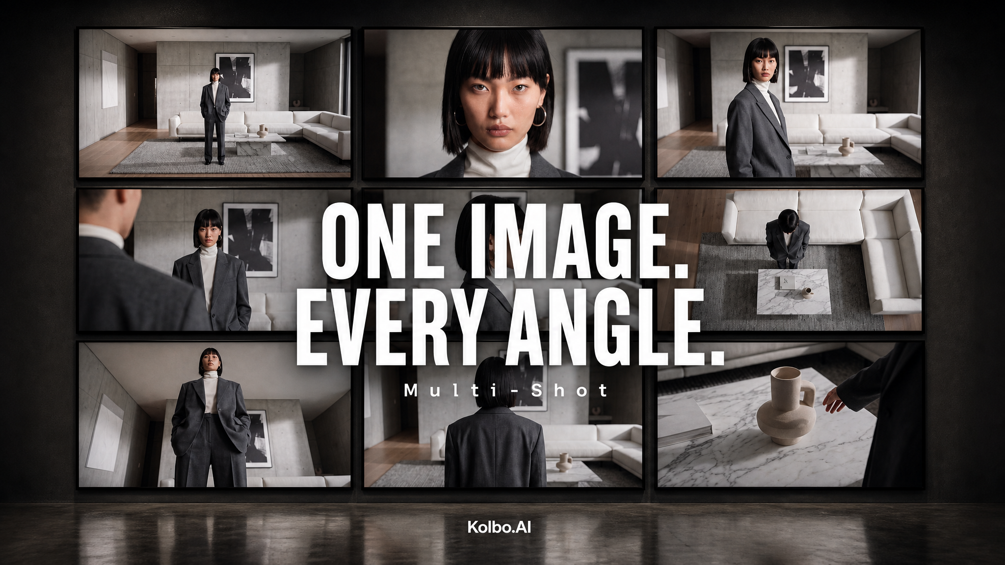 Multi-Shot: One Image, Nine Camera Angles