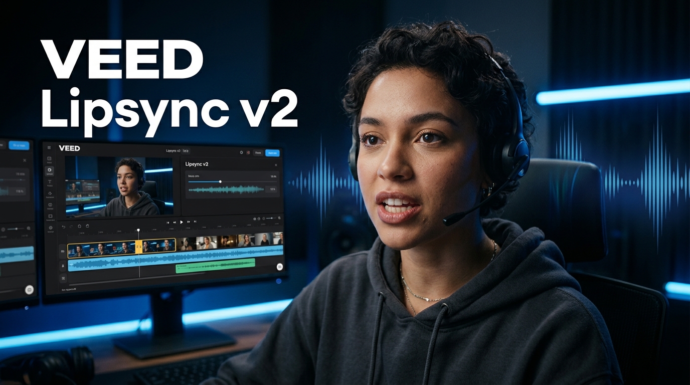 VEED Lipsync v2 Is Now in Kolbo - Lipsync That Survives the Cut